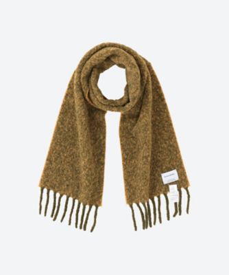 THE INOUE BROTHERS.(Women)/ザ イノウエブラザーズ Two Colour Woolly Scarf TIB―ALAC2085ML Green/Lime スカーフ・ショール【三越伊勢丹/公式】