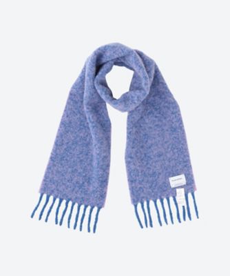 THE INOUE BROTHERS.(Women)/ザ イノウエブラザーズ Two Colour Woolly Scarf TIB―ALAC2085ML Blue/Viole スカーフ・ショール【三越伊勢丹/公式】