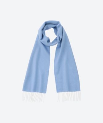 【パラスパレス】美品　ブルー&グレー系ストール パラスパレス⭐️ストール ギンガムチェック ブルー イエロー