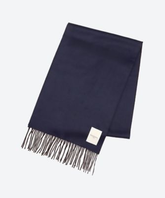 ［3187］未使用保管品　ピアチェンツァ　無地　マフラー　カシミア100％ 3187］未使用保管品 ピアチェンツァ 無地 マフラー カシミア100