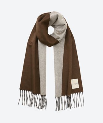 【極美品】WAKO マフラー 140×29 赤茶 総柄 シルク カシミヤ 極美品】WAKO マフラー 140×29 赤茶 総柄 シルク カシミヤ 極美