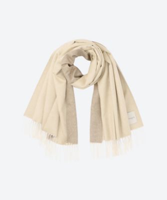 PIACENZA/ピアチェンツァ シルクカシミヤストール 82249/750 25FW beige darkbeige スカーフ・ショール【三越伊勢丹/公式】