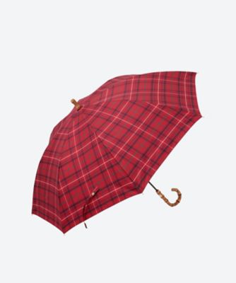 ＜TRADITIONAL WEATHERWEAR (Women)＞雨傘　ＣＨＥＣＫ　ＵＭＢＲＥＬＬＡ　ＢＡＭＢＯＯ　ＬＩＴＥ　Ａ２６１ＳＬＧＧＯ０２６０ＰＥ