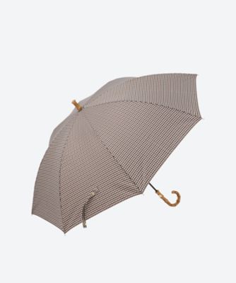 小物 Traditional Weatherwear UMBRELLA LITE 雨傘 CHECK UMBRELLA BAMBOO LITE