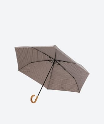 折りたたみ傘 CHECK FOLDING BAMBOO MINI