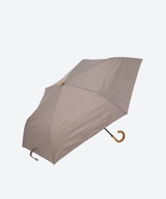 ＜TRADITIONAL WEATHERWEAR (Women)＞折りたたみ傘　ＣＨＥＣＫ　ＦＯＬＤＩＮＧ　ＢＡＭＢＯＯ　ＭＩＮＩ　Ａ２６１ＳＬＧＧＯ０２５９ＰＥ