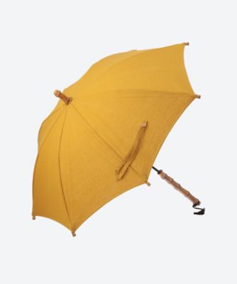 ＜ツタエノヒガサ (Women)＞ショート日傘　麻無地　ｍｕｊｉ　ｓｈｏｒｔ