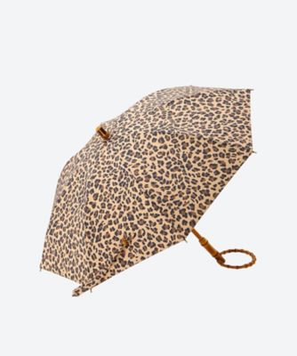 ＜bonbonstore (Women)＞晴雨兼用ショート傘　レオパードネオルック　ＢＯＮ―２６００１―１