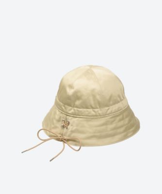 LEATHER LIKE SATIN 2WAY SAILOR HAT