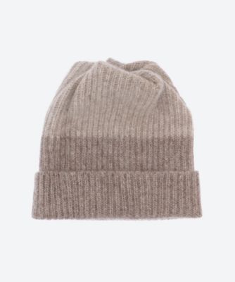 PLEATS KNIT CAP TWO―TONE ― YAK MRW