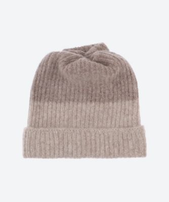 PLEATS KNIT CAP TWO―TONE ― YAK MRW