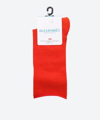 ベルベットコットンクルーソックス