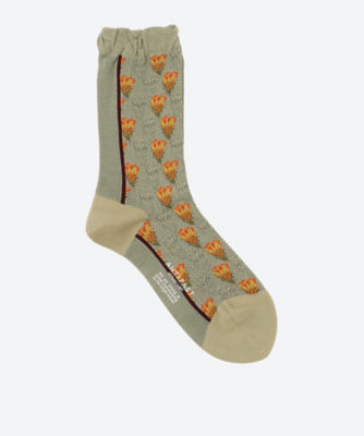 ＜ANTIPAST (Women)＞ＣＵＣＴＵＳ　ＦＬＯＷＥＲ　ＳＯＣＫＳ