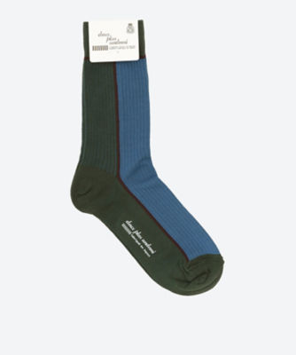 ＜1/2 Un-Demi (Women)＞Ｂｉ―ｃｏｌｏｒ　Ｓｏｃｋｓ