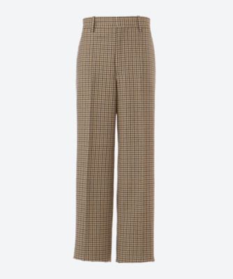 ＜Scye (Women)＞ｇｕｎ　ｃｌｕｂ　ｃｈｅｃｋ　ｔｒｏｕｓｅｒｓ