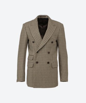 ＜Scye (Women)＞ｇｕｎ　ｃｌｕｂ　ｃｈｅｃｋ　６Ｂ　Ｄ．Ｂ　ｂｌａｚｅｒ