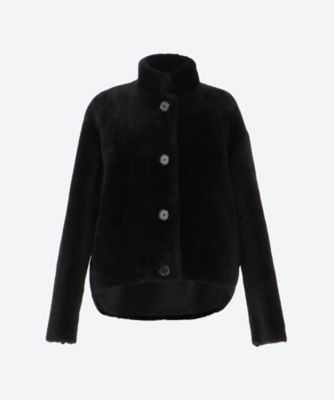 ＜Scye (Women)＞ｓｈｅａｒｌｉｎｇ　ｓｈｏｒｔ　ｃｏａｔ