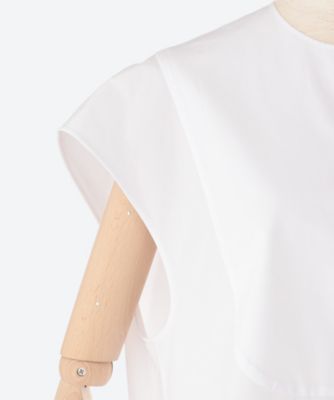 ブラウス　ＰＯＰＬＩＮ　ＳＬＥＥＶＥＬＥＳＳ　ＳＨＩＲＴ