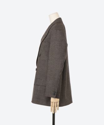 Ｓｈｅｔｌａｎｄ Ｗｏｏｌ Ｔｗｅｅｄ Ｄ・Ｂ Ｓｈｏｒｔ Ｃｏａｔ | Scye (Women)/サイ | 三越伊勢丹オンラインストア・通販【公式】