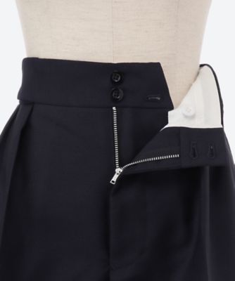 Ｍｏｈａｉｒ　Ｂａｒａｔｈｅａ　Ｗｉｄｅ　Ｌｅｇ　Ｐｌｅａｔｅｄ　Ｓｈｏｒｔｓ