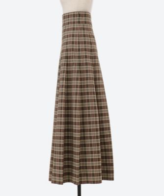 Checked maxi clearance skirt