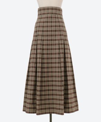 Checked maxi clearance skirt