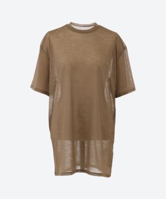 ＜POSTELEGANT (Women)＞Ｆｉｎｅ　Ｓｕｍｍｅｒ　Ｗｏｏｌ　Ｔｅｅ