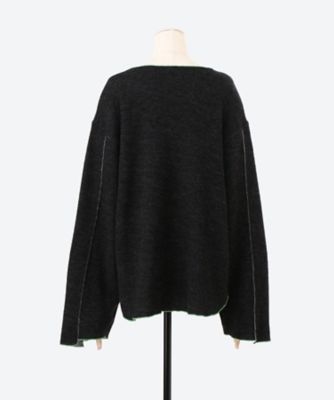 Ｗｏｏｌ　Ｊｅｒｓｅｙ　Ｒｅｖｅｒｓｉｂｌｅ　Ｌｏｎｇ　ｓｌｅｅｖｅ