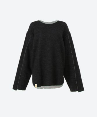 ＜PONTI (Women)＞Ｗｏｏｌ　Ｊｅｒｓｅｙ　Ｒｅｖｅｒｓｉｂｌｅ　Ｌｏｎｇ　ｓｌｅｅｖｅ
