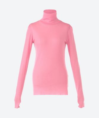 ＜PHEENY (Women)＞Ｗｏｏｌ　ｃｉｒｃｕｌａｒ　ｒｉｂ　ｈｉｇｈ　ｎｅｃｋ