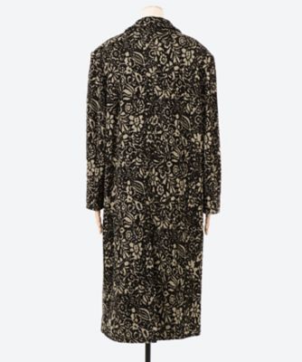 Ｆｌｏｒａｌ　ｊａｑｕａｒｄ　ｌｏｎｇ　ｓｉｎｇｌｅ　ｃｏａｔ