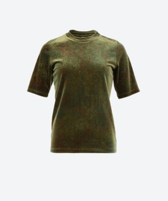 ＜TEAK (Women)＞Ｄａｎｃｈｅｏｎｇ　ｖｅｌｖｅｔ　ｊｅｒｓｅｙ　ｔｏｐ