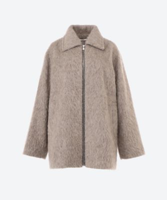 ＜TEAK (Women)＞Ａｌｐａｃａ　ｈａｌｆ　ｚｉｐ－ｕｐ　ｃｏａｔ