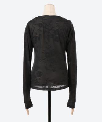 Ｆｌｏｗｅｒ　ｊａｃｑｕａｒｄ　ｂｏａｔ－ｎｅｃｋ　ｓｌｉｍ　ｔｏｐ