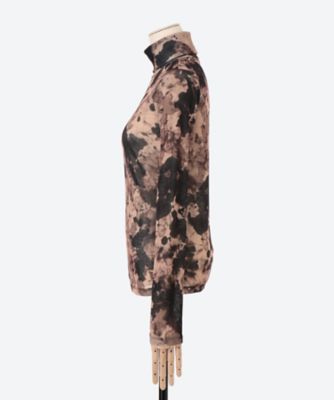 Ｄｙｅｄ　ｓｌｉｍ　ｔｕｒｔｌｅｎｅｃｋ　ｔｏｐ
