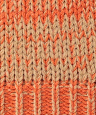 Short Mix Turtleneck Knit