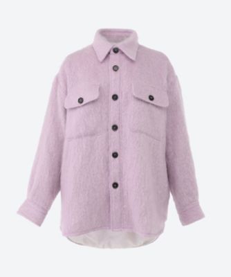 janesmith MOHAIR OVER SIZED FLAP PKSHIRT