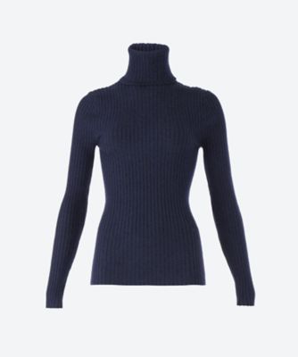 ＜GIUGIU (Women)＞ＮＯＮＮＡ　ＴＵＲＴＬＥ　ＮＥＣＫ　ＫＩＮＴ