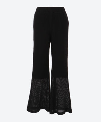 ＜PHEENY (Women)＞Ｂａｓｋｅｔ　ｍｅｓｈ　ｆｌａｒｅｄ　ｐａｎｔｓ