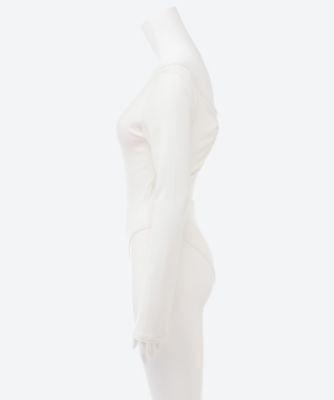 RESTIR - 新品 determ デターム コラーゲンボディスーツ　カップ付き　ブラック　2 Tie Back Bodysuit – determ;