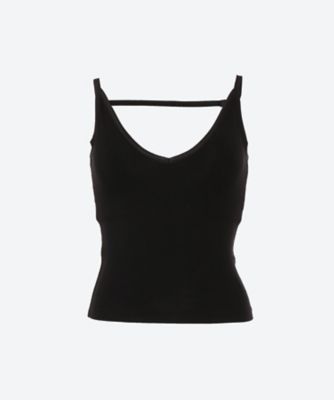 ＜determ (Women)＞Ｃｏｌｌａｇｅｎ　Ｔｒｉａｎｇｌｅ　Ｎｅｃｋ　Ｃａｍｉ　ｗｉｔｈ　ｃｕｐｓ