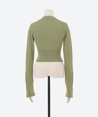 Ｃｒｏｐｐｅｄ　Ｋｎｉｔ　Ｓｈｉｒｔ
