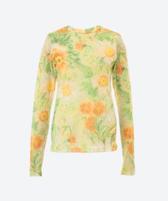 ＜TEAK (Women)＞Ｆｌｏｒａｌ　ｄｒａｗｉｎｇ　ｍｅｓｈ　ｌｏｎｇ