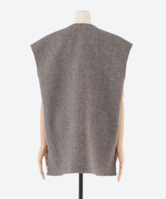 ベスト Ｗｏｏｌ Ｃａｓｈｍｅｒｅ Ｒｅｖｅｒ Ｖｅｓｔ の通販 | 三越