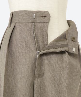 パンツ　Ｗｏｏｌ　Ｔｗｉｌｌ　Ｗｉｄｅ　Ｔｒｏｕｓｅｒｓ