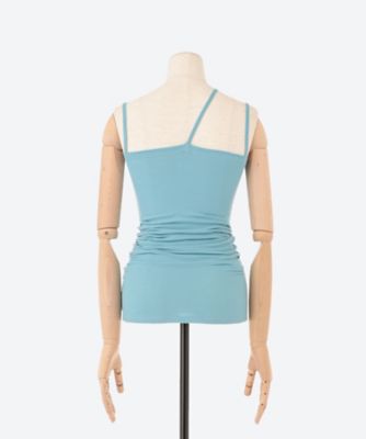 BASERANGE NIDA TANK リブキャミソール　ブルー FREAK'S STORE キャミソール Baserange/ベースレンジ NIDA TANK