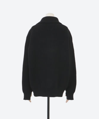 ３／４ ＦＲＯＮＴ ＺＩＰ ＨＩＧＨＮＥＣＫ ＲＩＢ ＳＷＥＡＴＥＲ