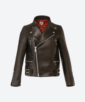 ＜Scye (Women)＞バイカージャケット　Ｌａｍｂ　Ｓｋｉｎ　Ｌｅａｔｈｅｒ　Ｂｉｋｅｒ　Ｊａｃｋｅｔ