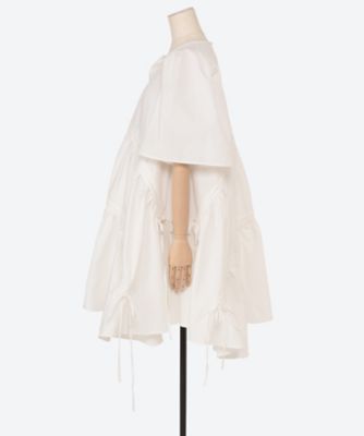 【一部予約！】 Mallory Ruched GHOSPELL | Dress Mini ワンピース