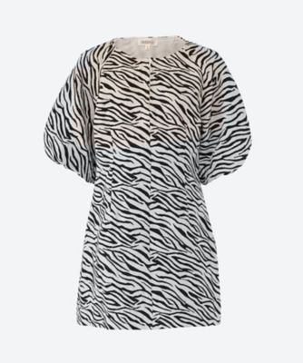 ＜GHOSPELL (Women)＞Ｓｔｅｖｉｅ　Ｚｅｂｒａ　Ｍｉｎｉ　Ｄｒｅｓｓ